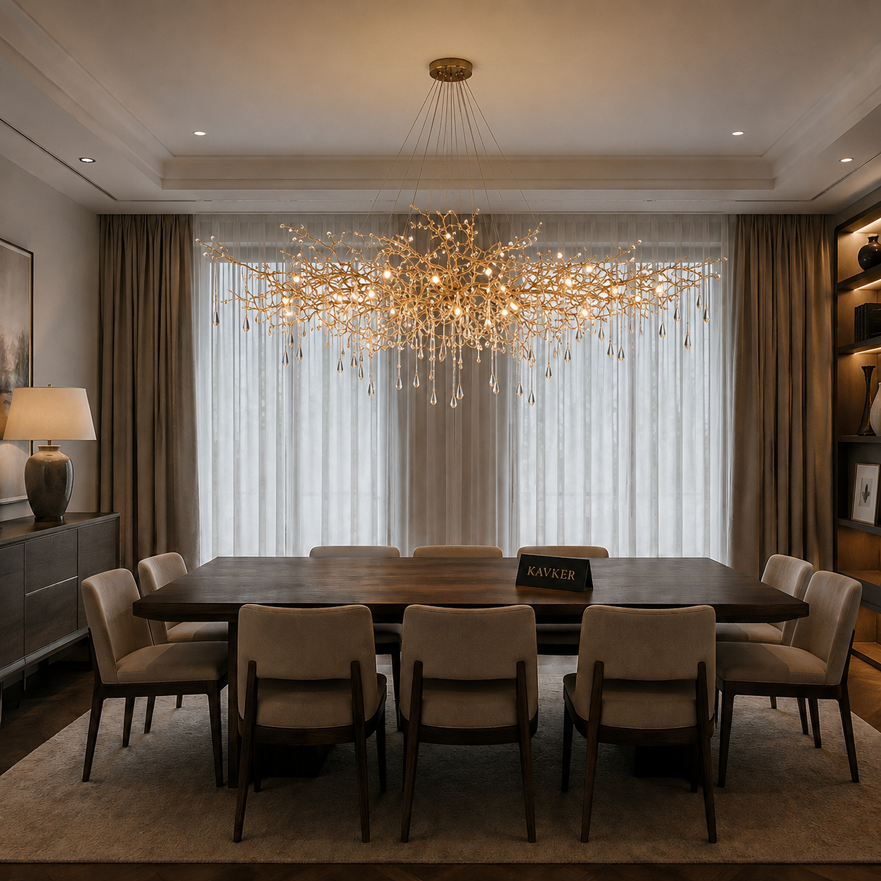 Doris Branch Crystal Chandelier